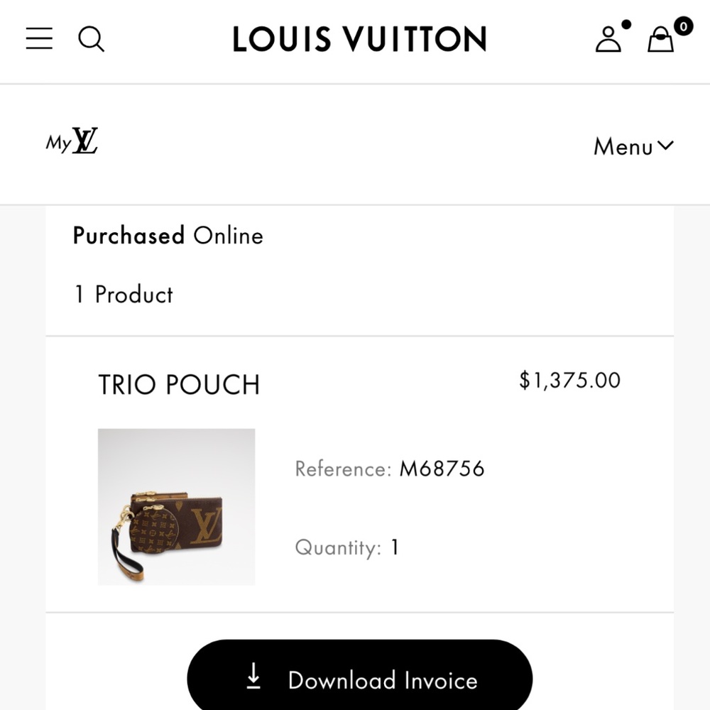 Louis Vuitton Trio Pouch - Picture 16 of 16